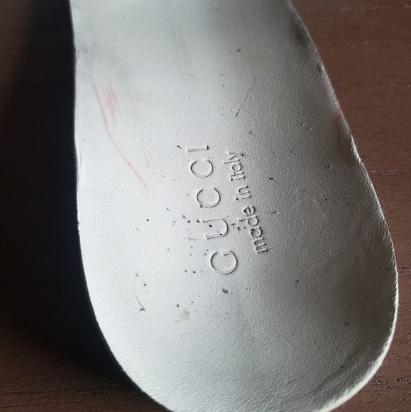 GUCCI RED Canvas Rebound Mid High Top Sneaker - Picture 13 of 16